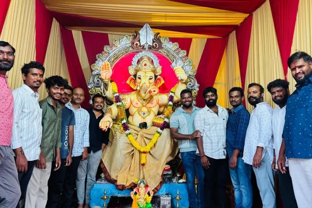 గొల్లవాడ యూత్ అసోసియేషన్ ఆధ్వర్యంలో గణపతి నవరాత్రి ఉత్సవాలు ప్రారంభం