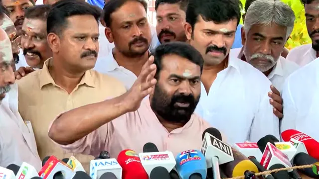 அம்பாசமுத்திரத்தில் தவெக - நாதக இடையே போட்டி.. சீமான்