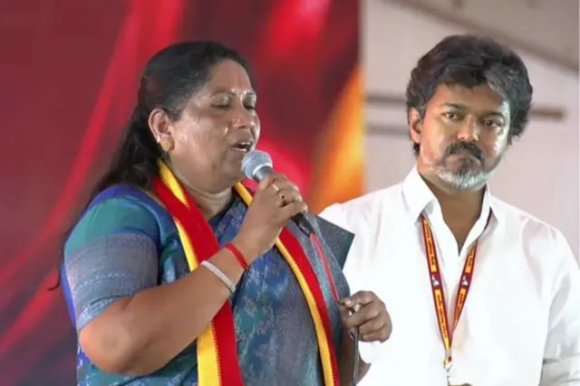 தாராபுரத்தில் தவெக வேட்பாளர் சத்யபாமா வெற்றி பெற்றதாக அறிவிப்பு