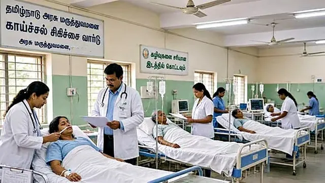 சிவகங்கை அருகே ஒரே கிராமத்தில் 50-க்கும் மேற்பட்டோருக்கு காய்ச்சல்
