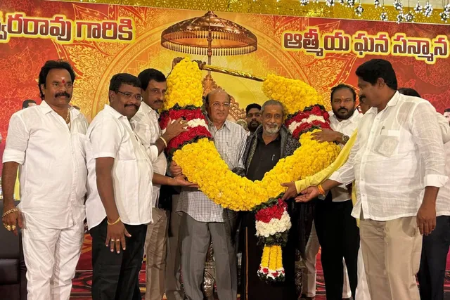 ద్వారపూడిలో ఎమ్మెల్యే గోరంట్ల బుచ్చయ్య చౌదరికి ఘన సన్మానం