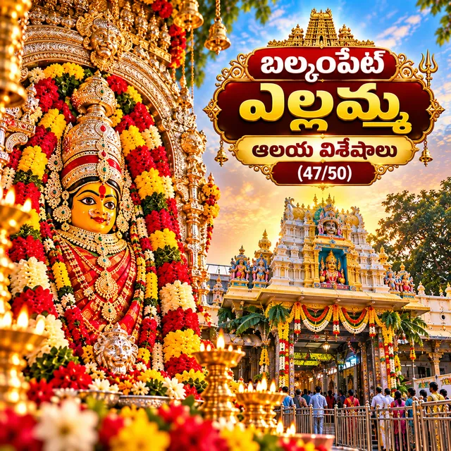 బల్కంపేట్ ఎల్లమ్మ ఆలయ విశేషాలు (47/50)
