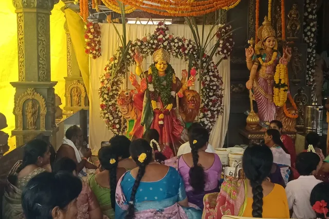 తొర్రెడులో వైభవంగా దసరా శరన్నవరాత్రులు