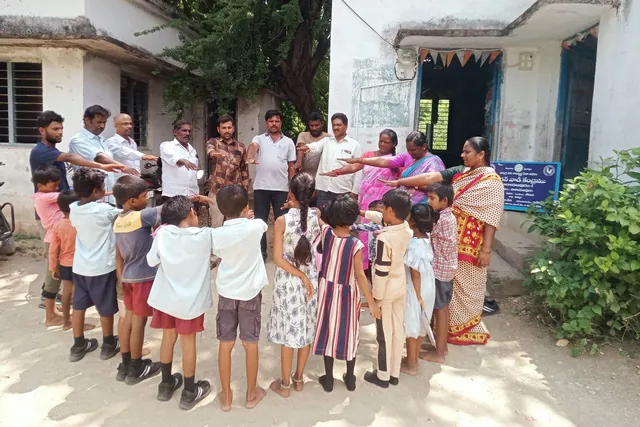 నారాయణపురం స్కూల్ లో పర్యావరణ ప్రతిజ్ఞ