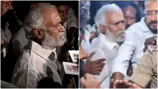 வேப்பேரி காவல் நிலையத்தில் சேகர் பாபு ஆஜர்