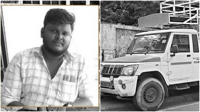 மின் கம்பி அறுந்து விழுந்து லோடு வாகனம் தீப்பிடிப்பு.. இளைஞர் பலி