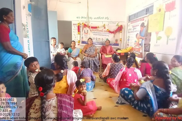 పోషకాహారంతోనే ఆరోగ్యం: అంగన్వాడీ ఉత్సవాల్లో సూపర్వైజర్ పోషకాహారంతోనే ఆరోగ్యం: అంగన్వాడీ ఉత్సవాల్లో సూపర్వైజర్