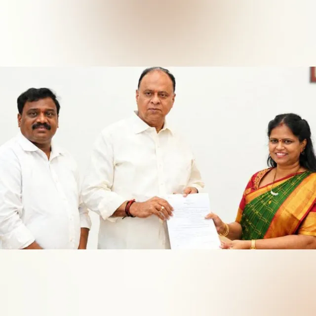 ఉదయగిరిలో టీడీపీ జెడ్పీటీసీ అభ్యర్థిగా మన్నేటి శ్రీలక్ష్మి నామినేషన్