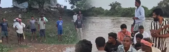 గోదావరి వరదలో చిక్కుకున్న 80 మంది కూలీలు, రైతులు
