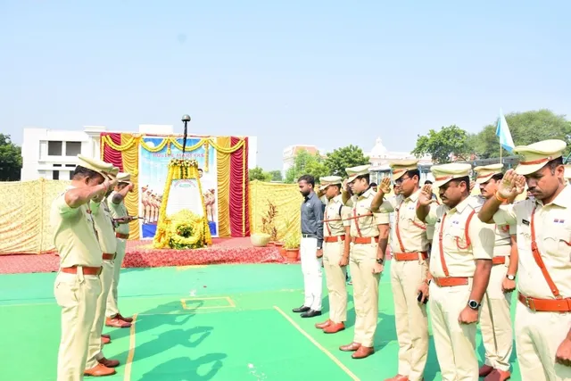 జగిత్యాలలో ఘనంగా పోలీస్ అమరవీరుల సంస్మరణ దినోత్సవం జగిత్యాలలో ఘనంగా పోలీస్ అమరవీరుల సంస్మరణ దినోత్సవం