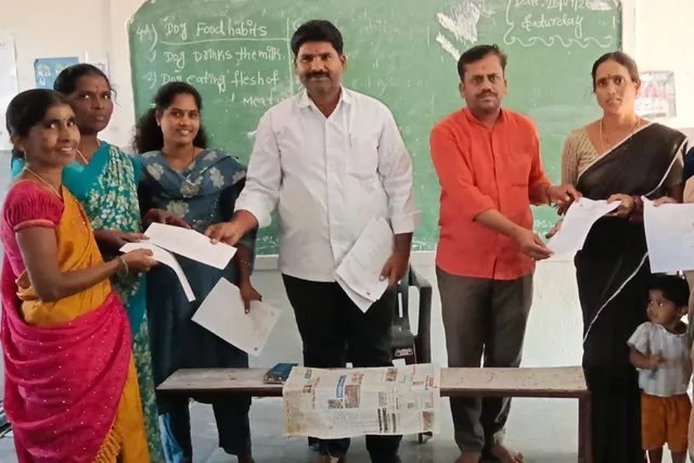 బోంద్రేట్ మహిళా సంఘాలకు శిక్షణ తరగతులు, పరీక్ష నిర్వహణ
