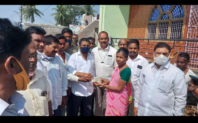 గిరిజన రైతుల పంట అగ్నికి ఆహుత అయ్యింది