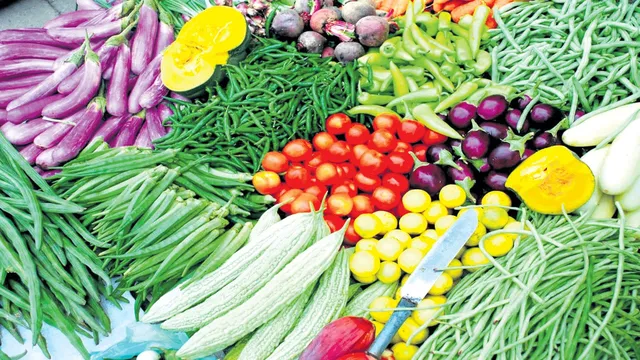 Why do you sprinkle water on vegetables?