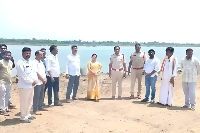 గణేష్ నిమజ్జన ఏర్పాట్లను పరిశీలించిన చైర్ పర్సన్ నాగలక్ష్మి