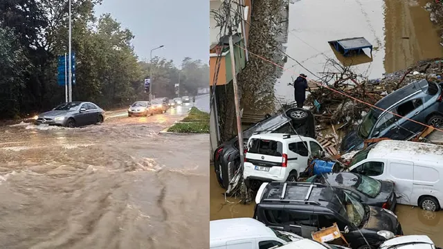 துருக்கியில் கனமழை மற்றும் வெள்ளம்.. 4 பேர் பலி
