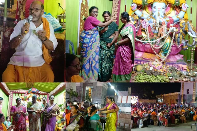 గణపతి నవరాత్రులులో ఆకట్టుకున్న భక్తి గీతాల కార్యక్రమం