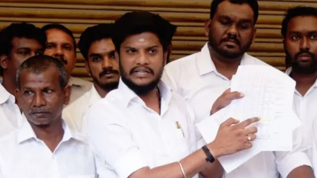 கோயில் நிலம் திமுக நிர்வாகியால் அபகரிப்பு - அமைச்சர் ரமேஷ்