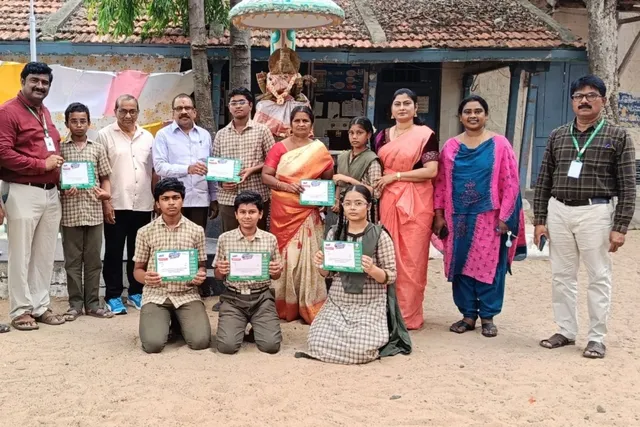 వేటపాలెం జడ్పీ హైస్కూల్ లో 'చెకుముకి' సైన్స్ సంబరాలు