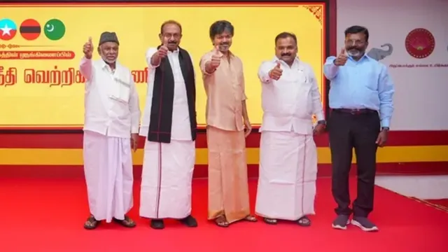 தவெக நட்சத்திர பேச்சாளர்கள் பட்டியலில் இருந்து கூட்டணிக் கட்சித் தலைவர்கள் பெயர்கள் நீக்கம்