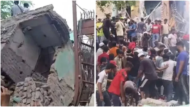 டெல்லியில் மீண்டும் கட்டிடம் இடிந்து விபத்து.. பலர் சிக்கியிருக்கலாம் என அச்சம்