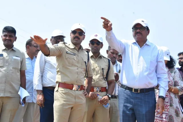 చంద్రబాబు పర్యటన: కడపలో కలెక్టర్, ఎస్పీతో బందోబస్తు ఏర్పాట్ల పరిశీలన