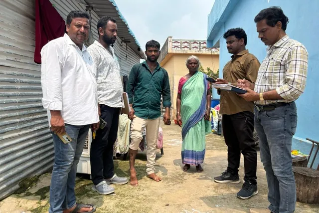 ధర్పల్లి మండలంలో చేయూత పెన్షన్ దరఖాస్తుల పరిశీలన