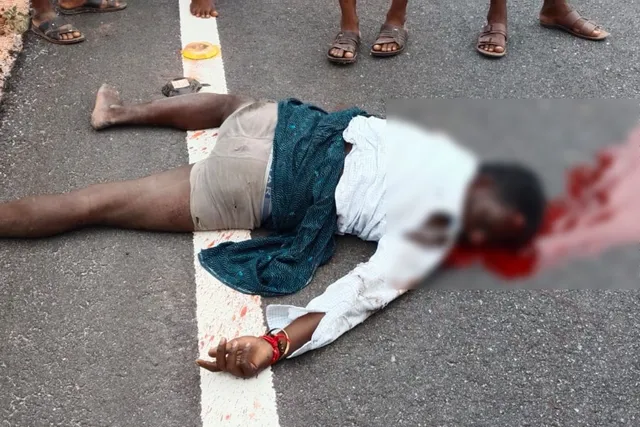 విద్యుత్ స్తంభాన్ని ఢీకొని వ్యక్తి మృతి