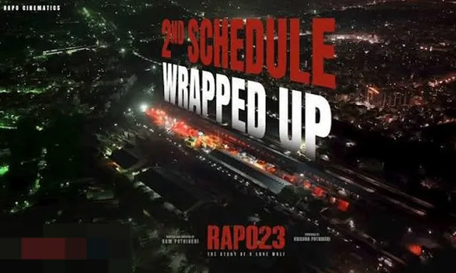 రామ్ పోతినేని దర్శకత్వంలో ‘RAPO23’ రెండో షెడ్యూల్ పూర్తి