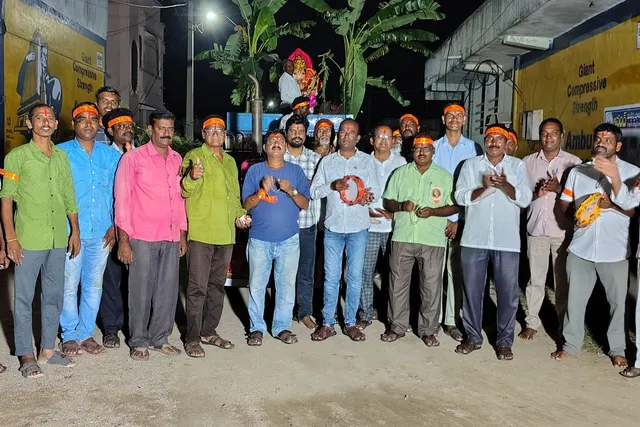 కిసాన్ నగర్ లో గణపతికి ఘన వీడ్కోలు