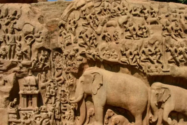 7-ம் நூற்றாண்டில் செதுக்கப்பட்ட மகாபலிபுரம் சிற்பங்கள் (7/50) 7-ம் நூற்றாண்டில் செதுக்கப்பட்ட மகாபலிபுரம் சிற்பங்கள் (7/50)