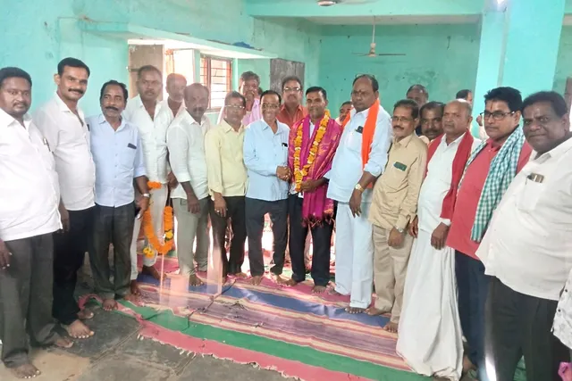 నందిపేట్ పద్మశాలి సంఘం నూతన అధ్యక్షుడిగా జిందం రాజేందర్ ఎన్నిక