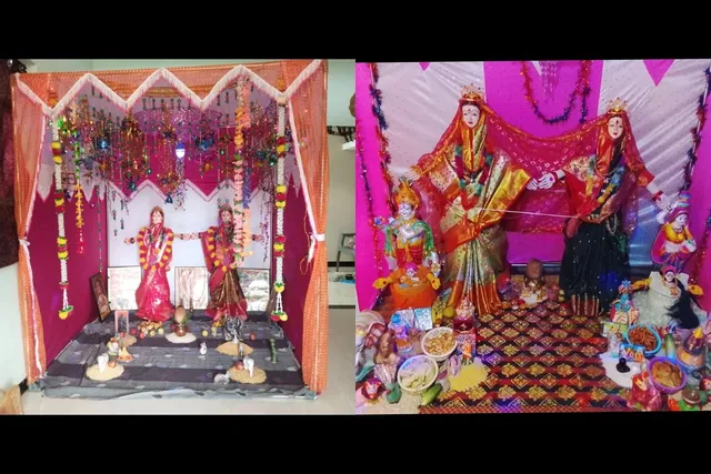 ఘనంగా జ్యేష్ట గౌరీ మహా పూజ