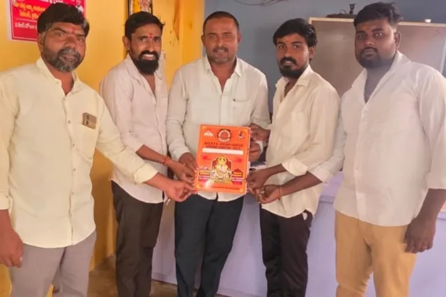 గణేష్ ఉత్సవ సమితి షెడ్డు ప్రారంభించిన కౌన్సిలర్ రాము