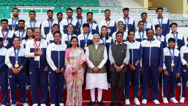 ஆசிய விளையாட்டில் பதக்கம் வென்றோருடன் PM மோடி சந்திப்பு