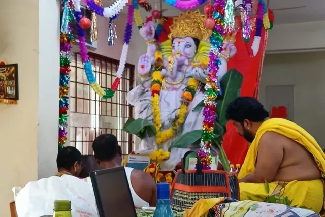 శ్రీరామ్ ఫైనాన్స్ ఆధ్వర్యంలో సత్తెనపల్లిలో వినాయక విగ్రహ ప్రతిష్ట