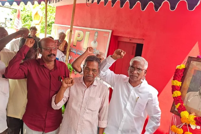 పినపాకలో కామ్రేడ్ నల్లమోతు పిచ్చయ్య 37వ వర్ధంతి