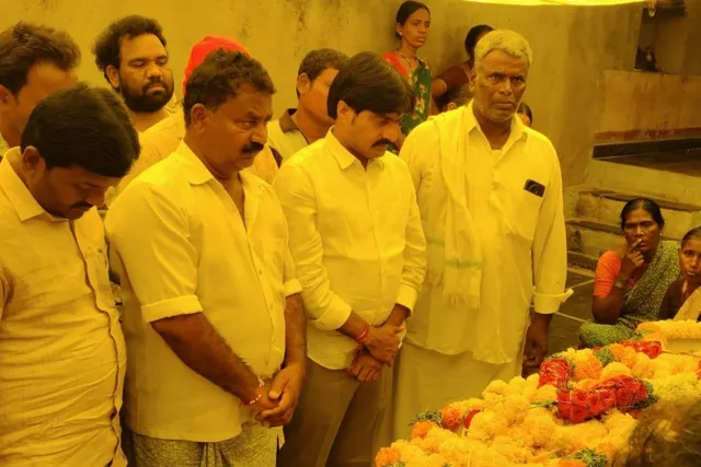 అలంపూర్ ఎమ్మెల్యే విజయుడు రంగన్నకు ఘన నివాళి