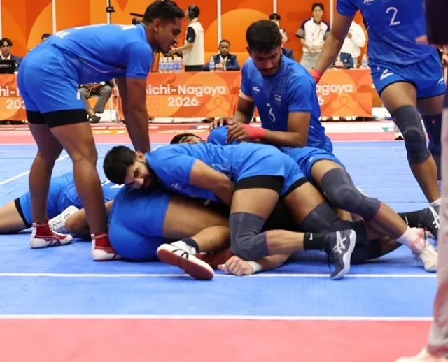 మెన్స్ కబడ్డీలో ఇరాన్‌పై భారత్ ఘన విజయం