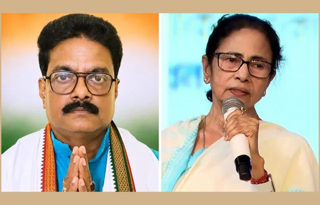 மம்தா பானர்ஜி ஆதரவளித்த காங்கிரஸ் வேட்பாளர் கைது மம்தா பானர்ஜி ஆதரவளித்த காங்கிரஸ் வேட்பாளர் கைது