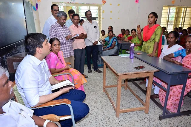 కేటిపల్లి జడ్పీ హైస్కూల్‌లో మౌలిక వసతుల కల్పనకు కలెక్టర్ హామీ