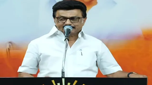 ஜனநாயகத்தின் வில்லன் முதல்வர் விஜய்: மு.க.ஸ்டாலின் பேச்சு