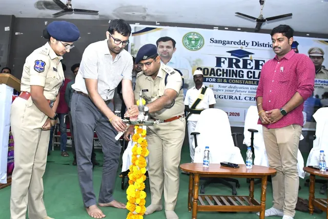సంగారెడ్డిలో ఎస్ఐ, కానిస్టేబుల్ ఉచిత కోచింగ్ ప్రారంభం సంగారెడ్డిలో ఎస్ఐ, కానిస్టేబుల్ ఉచిత కోచింగ్ ప్రారంభం