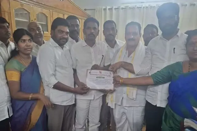 రాష్ట్ర పంచాయితీ సర్పంచుల సంఘం రాష్ట్ర కార్యదర్శిగా ఎర్రం లింగం