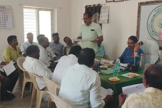 సింగనమలలో పోలింగ్ కేంద్రాల జాబితాపై సమావేశం