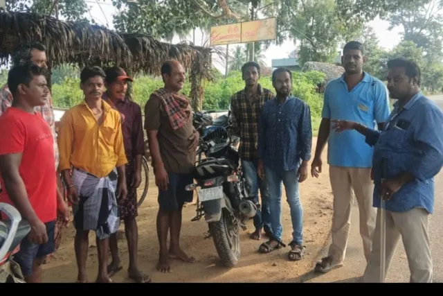 బోర్నగూడెం గ్రామ సమీపంలో పెద్ద పులి