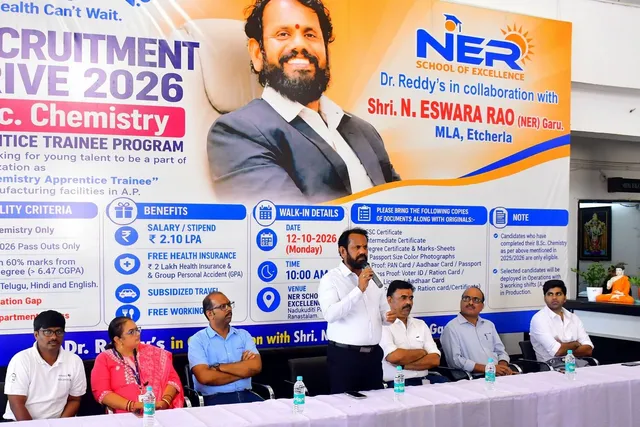 NER చొరవతో 45 మంది యువతకు ఉద్యోగావకాశాలు