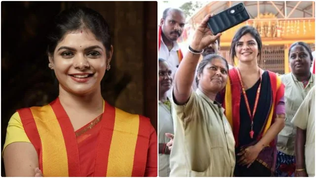 ஜோதிடம் டூ அரசியல்.. தவெக எம்எல்ஏ கனிமொழியின் அரசியல் பயணம் ஜோதிடம் டூ அரசியல்.. தவெக எம்எல்ஏ கனிமொழியின் அரசியல் பயணம்