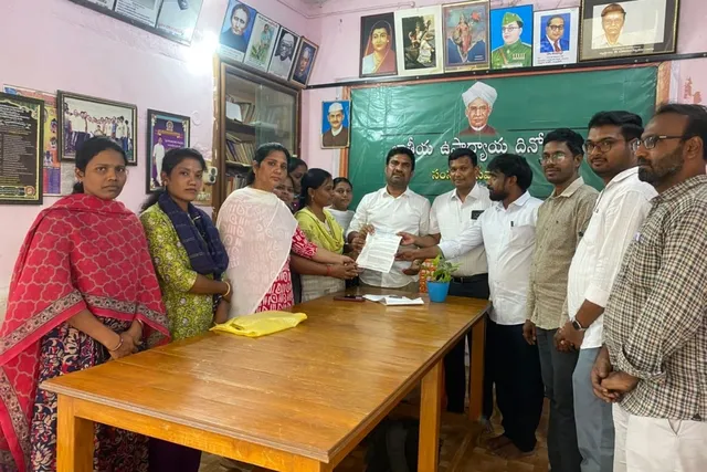 కాంట్రాక్టు, పారామెడికల్ సిబ్బందికి ఉద్యోగభద్రతకు వినతి అందజేత