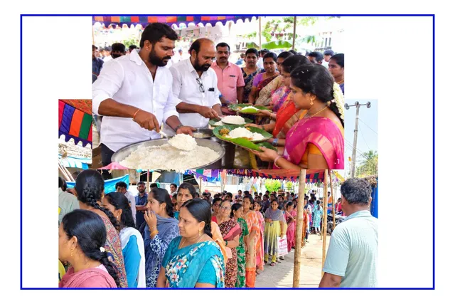 పాల్వంచలో వినాయక నవరాత్రి అన్నదాన మహోత్సవం ఘనంగా నిర్వహణ