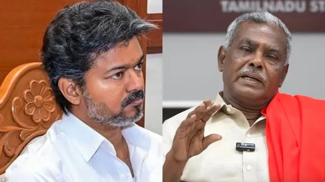 சுறா மாதிரி CM விஜய் தடுத்து நிறுத்தி விடுவாரா? - பெ.சண்முகம்
